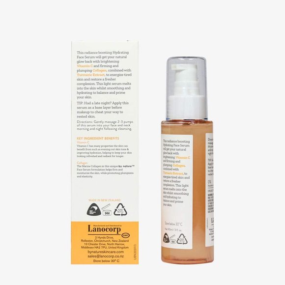 BY NATURE FROM ZEALAND VITAMIN C +COLLAGEN BRIGHTENING +HYDRATING FACE SERUM 3oz - Picture 3 of 3